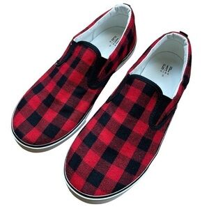 Gap Buffalo Plaid Slip-On Shoes